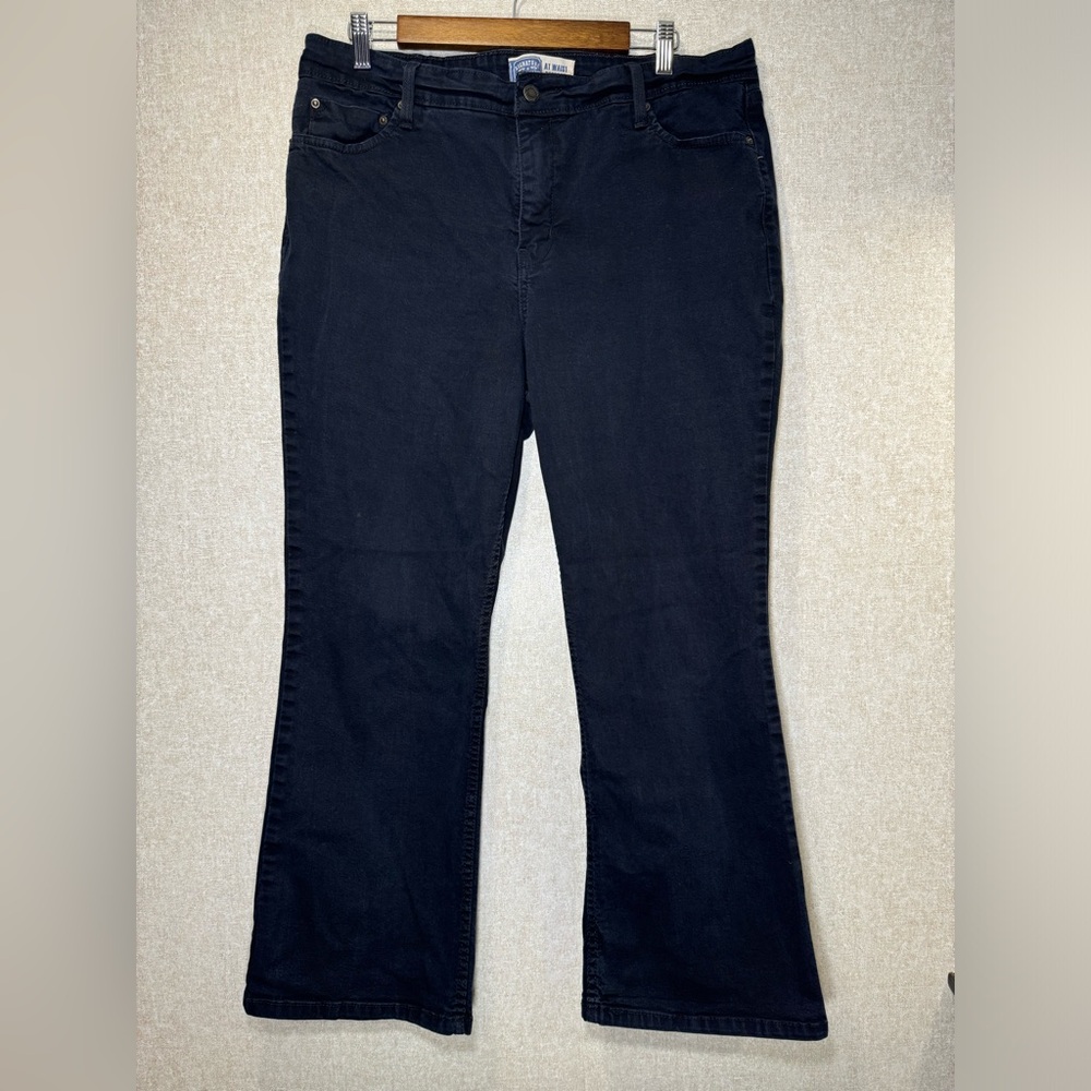 Levi’s Signature Strauss & Co. Black At Waist Bootcut Jeans Cowgirl Size 16 S